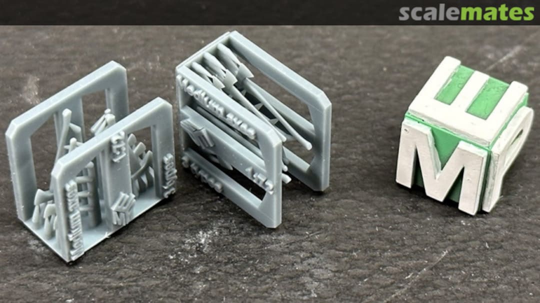 Boxart Medium axes - 2 pieces of 3 types 72070210 EMP3d Boxart Medium axes - 2 pieces of 3 types 72070210 EMP3d