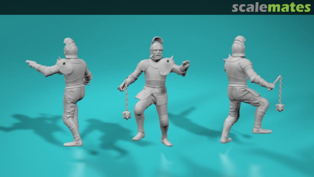 Boxart Knight - pose no 4 (1 figurine) 99209028-48 EMP3d Boxart Knight - pose no 4 (1 figurine) 99209028-48 EMP3d