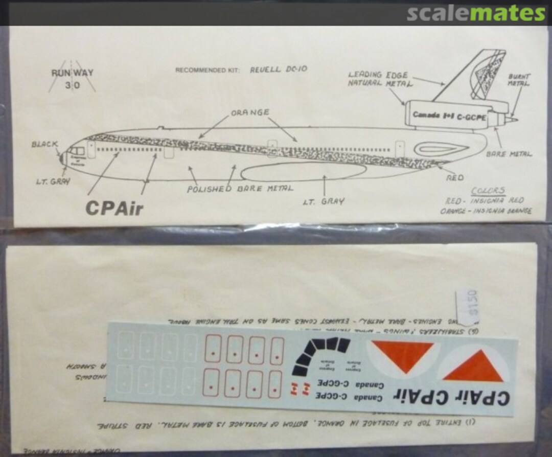 Boxart McDonnell Douglas DC-10-40 CPAir RW3012 Runway 30 Boxart McDonnell Douglas DC-10-40 CPAir RW3012 Runway 30