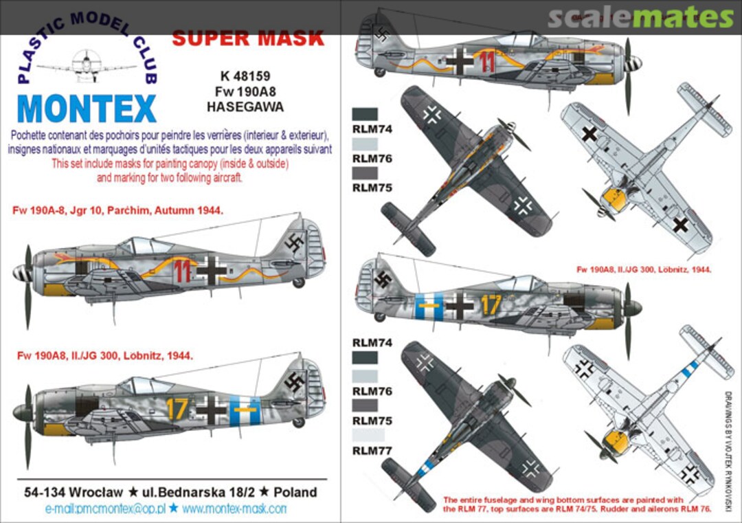 Boxart Fw 190A-8 "Snake" K48159 Montex Boxart Fw 190A-8 "Snake" K48159 Montex