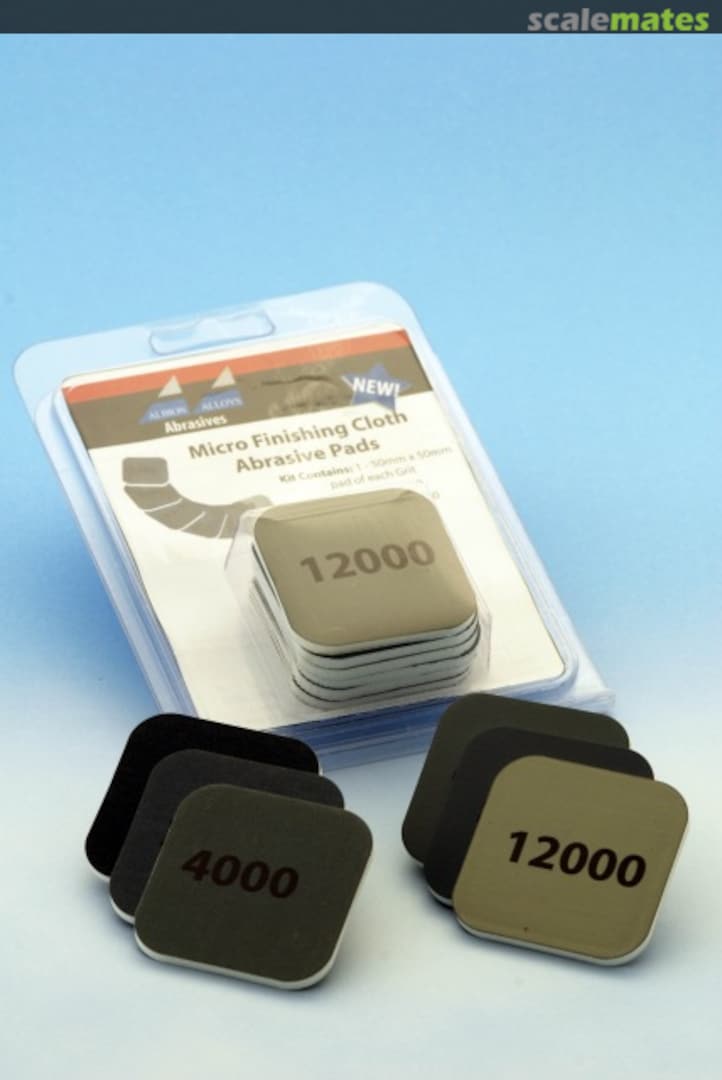 Boxart Micro Finishing Cloth Abrasive Pads - Starter Set 2000 Albion Alloys Boxart Micro Finishing Cloth Abrasive Pads - Starter Set 2000 Albion Alloys