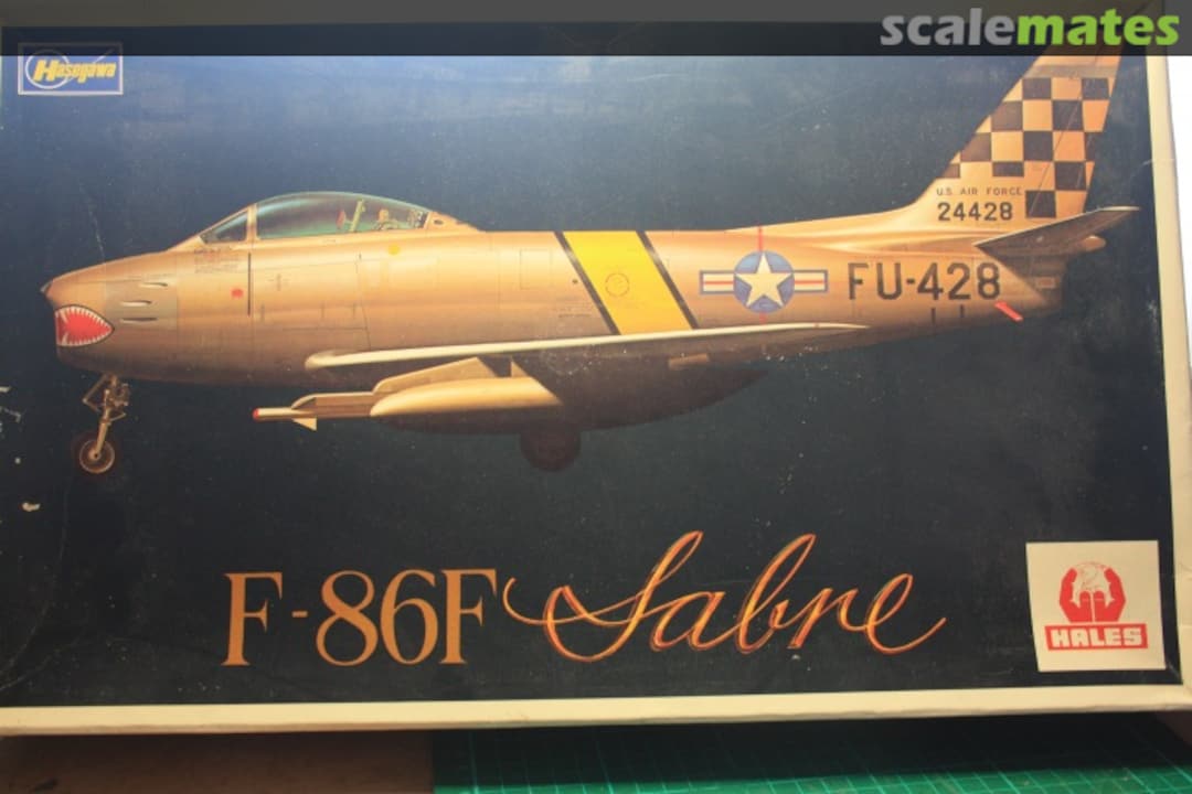 Boxart F-86F Sabre JS-084 Hasegawa/Hales