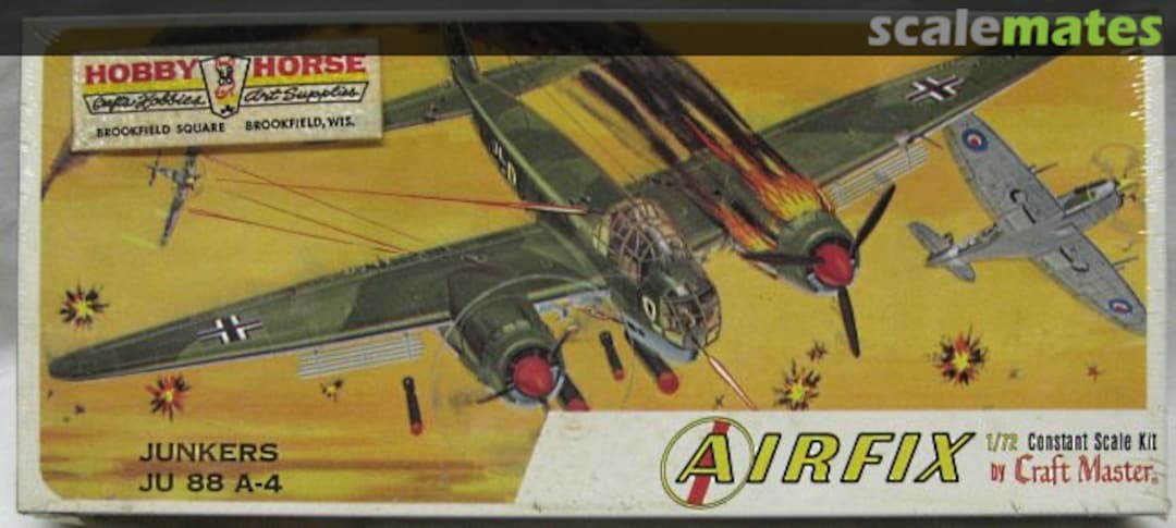 Boxart junkers Ju 88 A-4 1410-100 Airfix by Craft Master Boxart junkers Ju 88 A-4 1410-100 Airfix by Craft Master