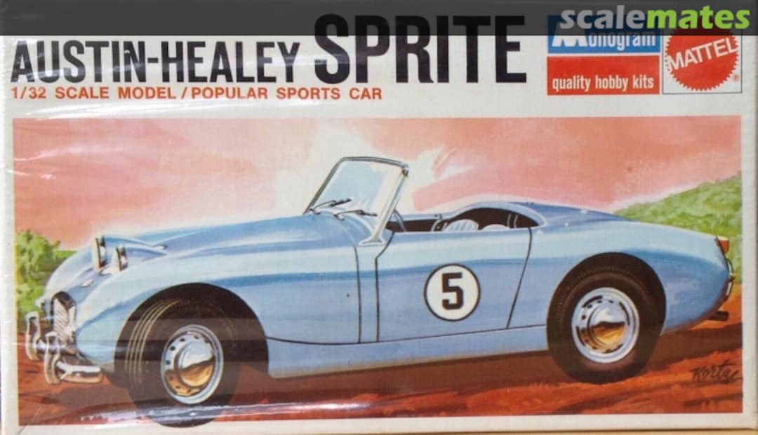 Boxart Austin-Healey Sprite 6707 Monogram/Mattel Boxart Austin-Healey Sprite 6707 Monogram/Mattel