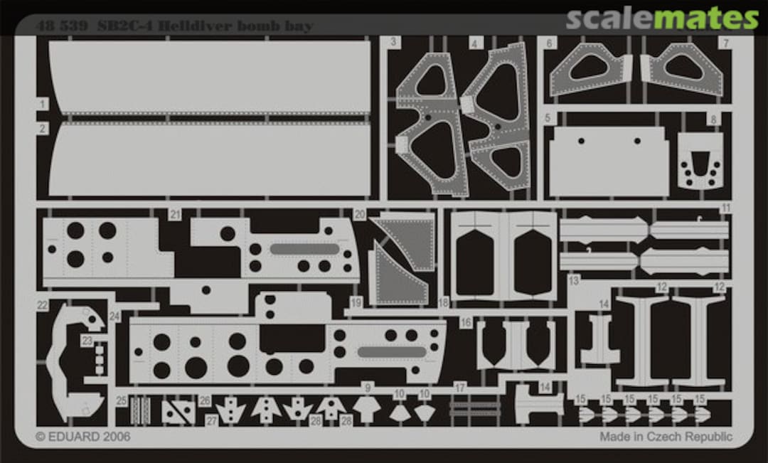 Boxart SB2C-4 bomb bay 48539 Eduard Boxart SB2C-4 bomb bay 48539 Eduard