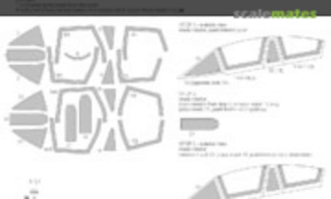 1:48 N/AW A-10A Thunderbolt II - EXPERT kabuki masks (New Ware nwam0638) nwam0638