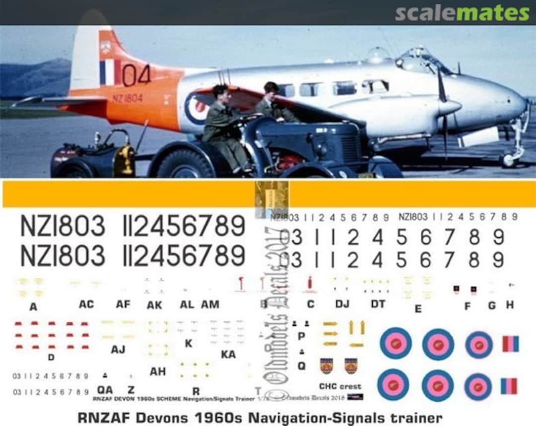 Boxart RNZAF Devon - Navigation-Signals Trainer - 1960s OMD0655 Oldmodels Decals Boxart RNZAF Devon - Navigation-Signals Trainer - 1960s OMD0655 Oldmodels Decals
