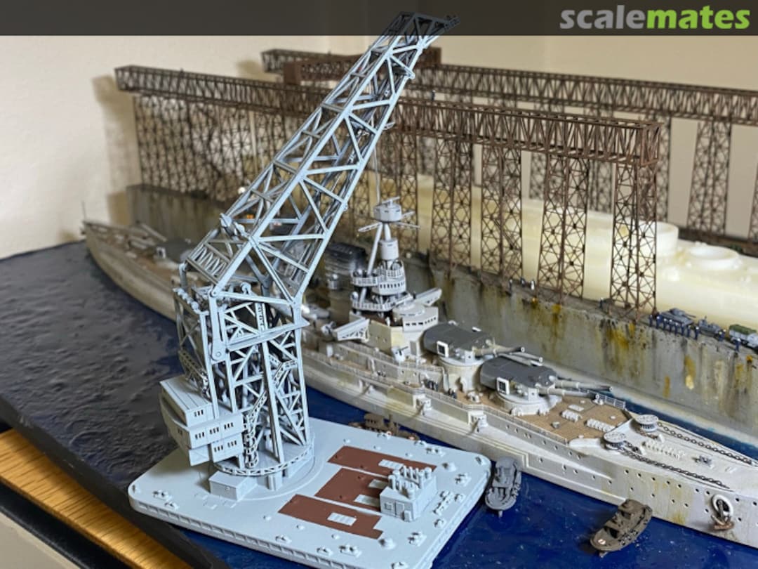 Boxart German Navy floating crane Langer Heinrich, WWI, WWII ModellbauRay Boxart German Navy floating crane Langer Heinrich, WWI, WWII ModellbauRay