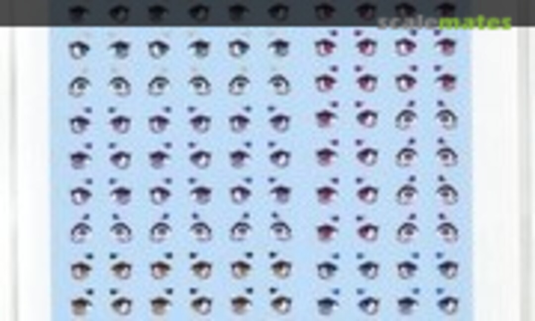 1:1 Eye Decals for Asura Nine-Tails (Hobby Japan MD007D) MD007D