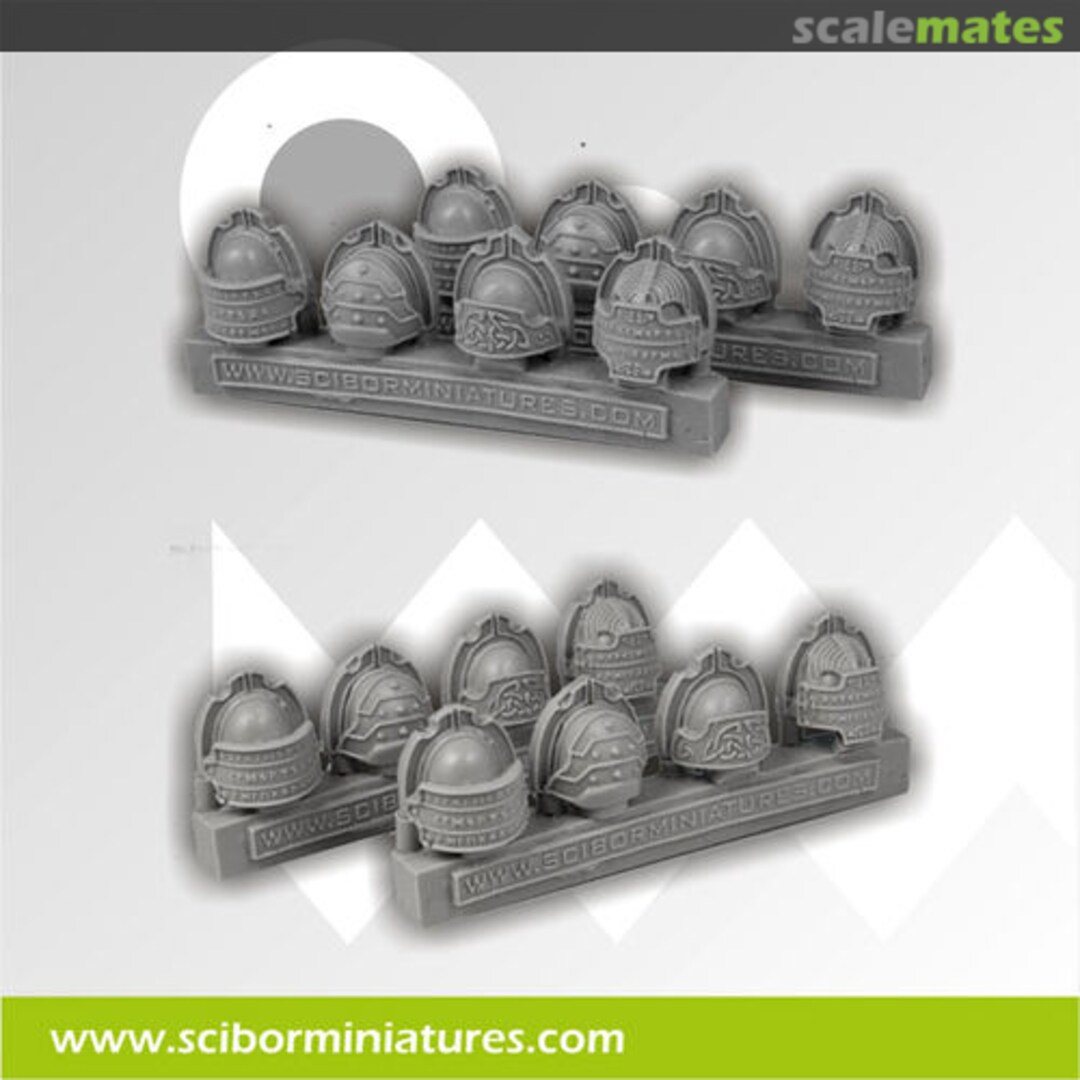 Boxart Celtic Shoulder Pads (8 pcs) CPSH0015 Scibor Monsterous Miniatures Boxart Celtic Shoulder Pads (8 pcs) CPSH0015 Scibor Monsterous Miniatures