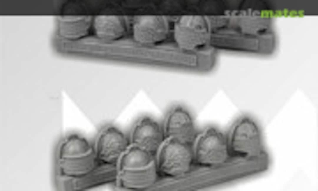 No Celtic Shoulder Pads (8 pcs) (Scibor Monsterous Miniatures CPSH0015) CPSH0015