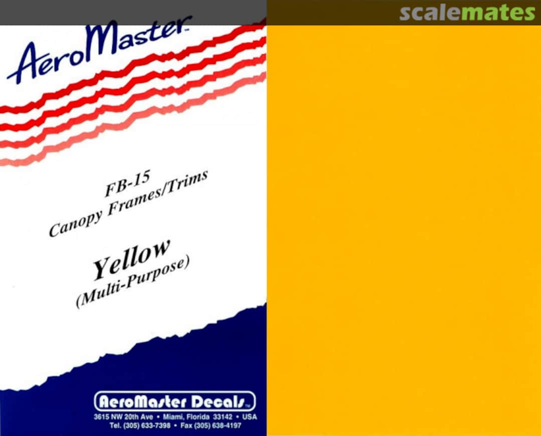 Boxart Yellow, Multi-Purpose FB-15 AeroMaster Boxart Yellow, Multi-Purpose FB-15 AeroMaster