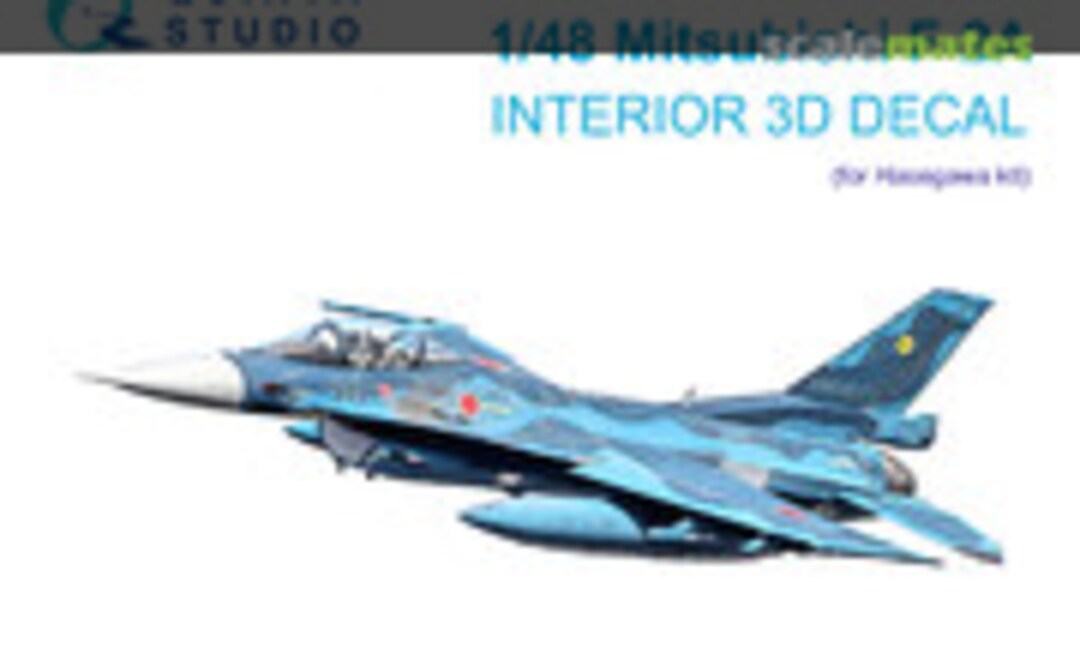 1:48 Mitsubishi F-2A interior 3D decals (Quinta Studio QD48012) QD48012