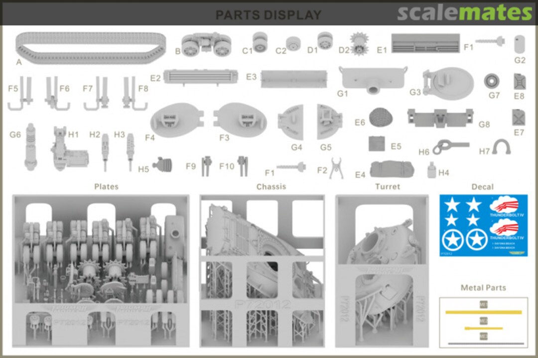 Contents WWII US M4A3E8 Heavy Armor w/T66 tracks P72012 Triumph Model Contents WWII US M4A3E8 Heavy Armor w/T66 tracks P72012 Triumph Model