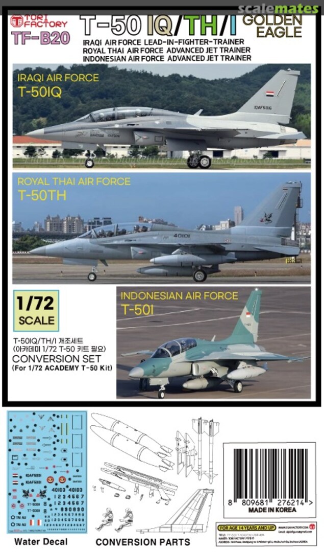 Boxart T-50IQ/TH/I Golden Eagle TF-B20 Tori Factory Boxart T-50IQ/TH/I Golden Eagle TF-B20 Tori Factory