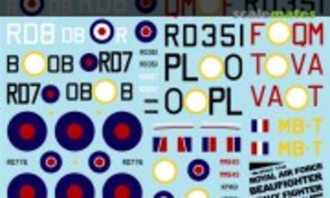 1:144 Royal Air Force Beau Fighter Heavy Fighter (MYK Design 06871) 06871