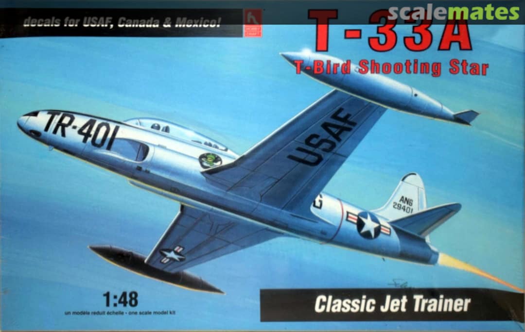 Boxart T-33A T-Bird Shooting Star HC1595 Hobbycraft Boxart T-33A T-Bird Shooting Star HC1595 Hobbycraft