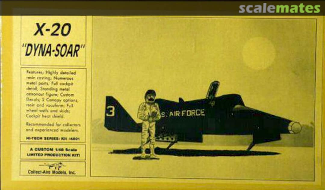 Boxart X-20 Dyna-Soar 4801 Collect-Aire Models Boxart X-20 Dyna-Soar 4801 Collect-Aire Models