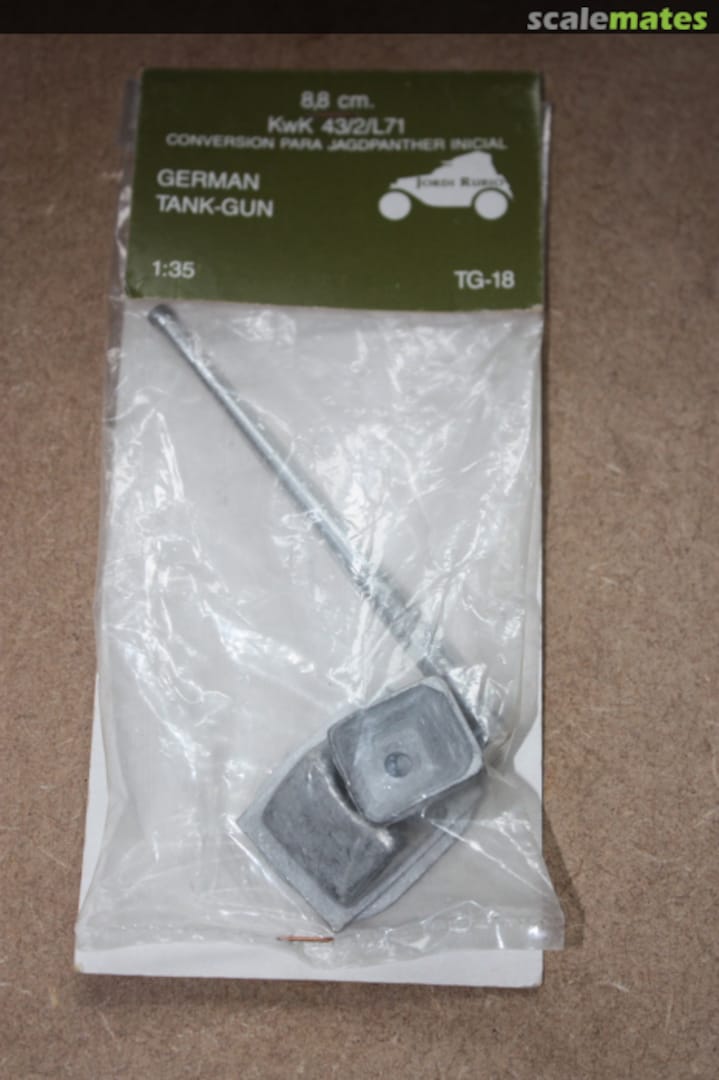 Boxart 8.8cm KwK 43/2/L71 JagdPanther Barrel TG-18 Jordi Rubio Boxart 8.8cm KwK 43/2/L71 JagdPanther Barrel TG-18 Jordi Rubio