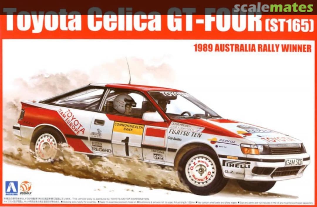 Boxart Toyota Celica GT-FOUR (ST165) B24001 Beemax Model Kits Boxart Toyota Celica GT-FOUR (ST165) B24001 Beemax Model Kits
