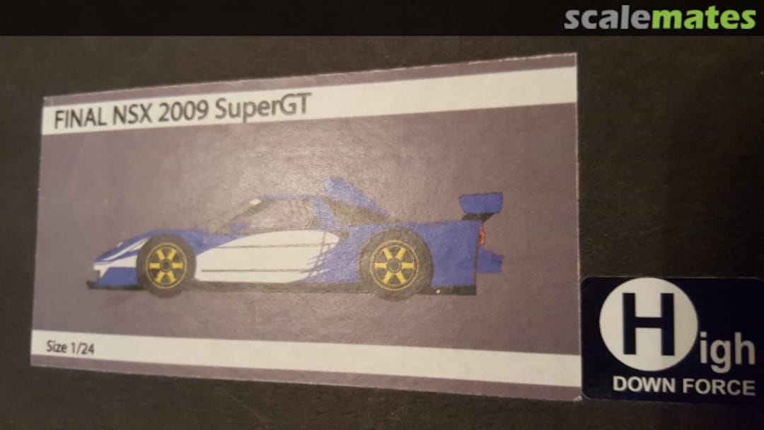 Boxart Final Honda NSX Super GT 2009 CGM Models Boxart Final Honda NSX Super GT 2009 CGM Models