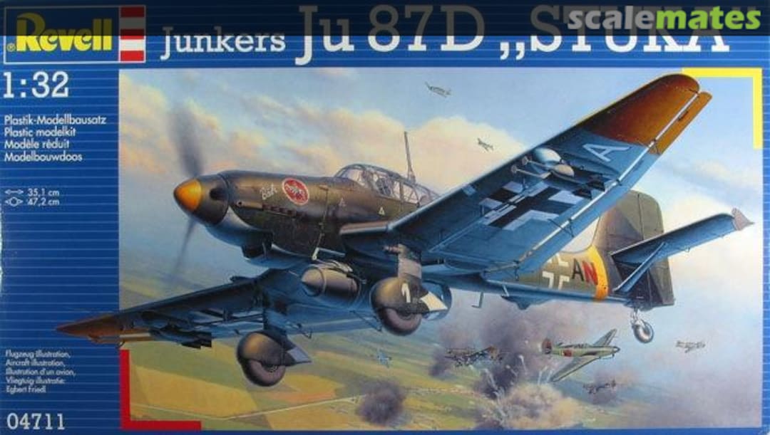 Boxart Junkers Ju 87D "Stuka" 04711 Revell Boxart Junkers Ju 87D "Stuka" 04711 Revell