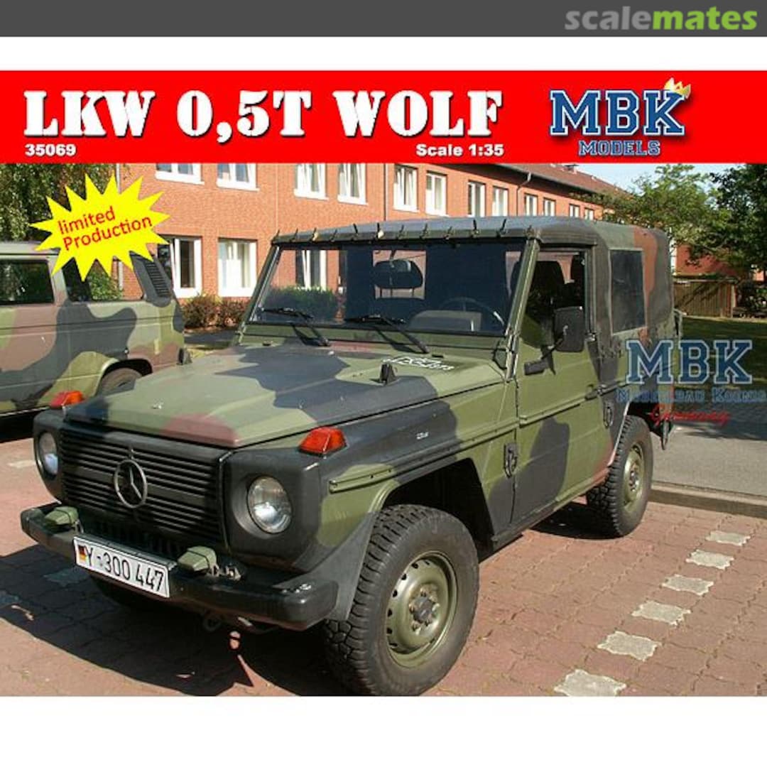 Boxart LKW 0,5t gl Wolf MBK35069 MBK Models Boxart LKW 0,5t gl Wolf MBK35069 MBK Models