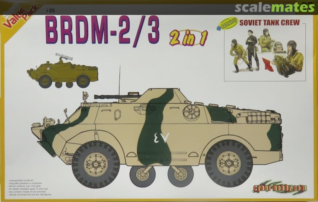 Boxart BRDM-2/3 9137 Cyber Hobby Boxart BRDM-2/3 9137 Cyber Hobby