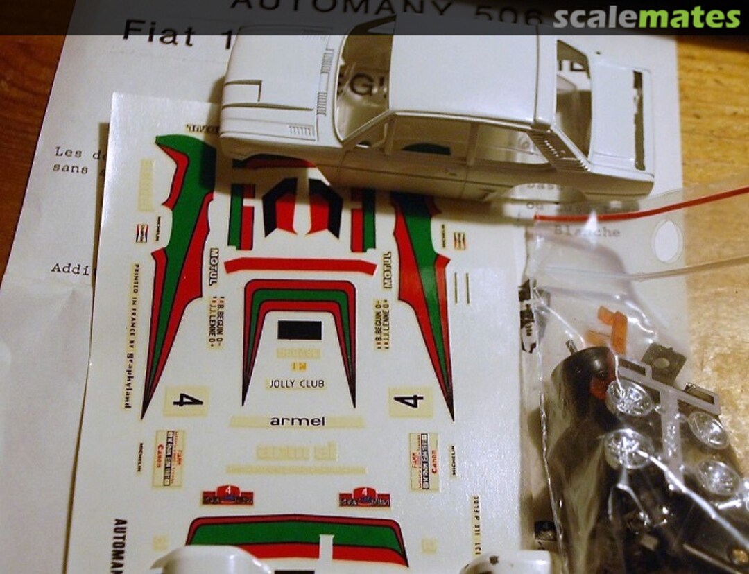 Boxart Fiat 131 Abarth (MI 18209M) Jolly Club K506 Automany