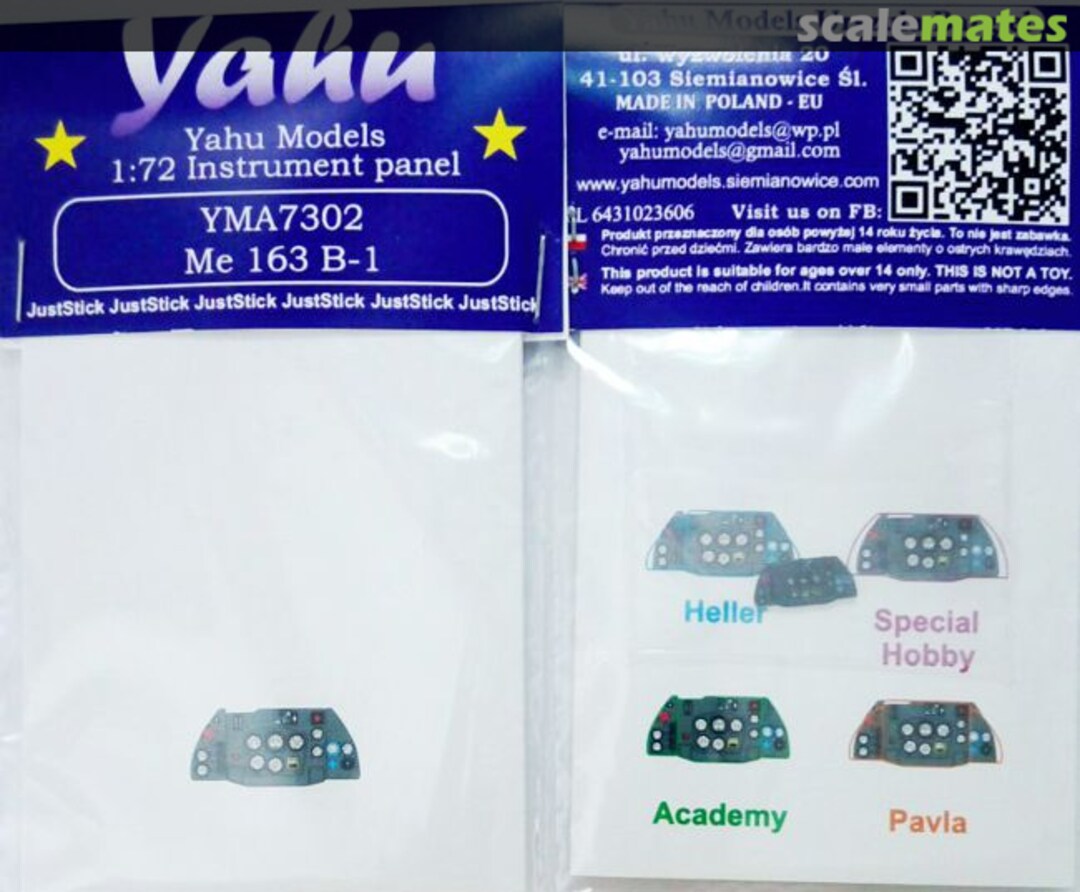 Boxart Me 163 B-1 Komet YMA7302 Yahu Models Boxart Me 163 B-1 Komet YMA7302 Yahu Models