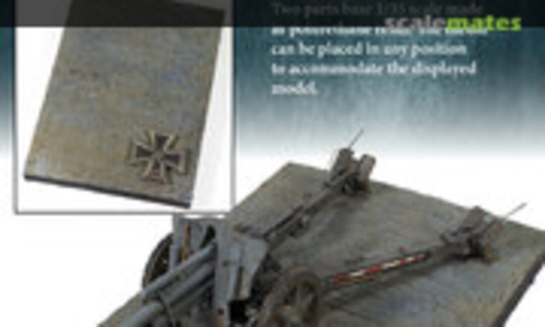 1:35 Iron cross cobblestone base, small (FC Model Trend 35412) 35412