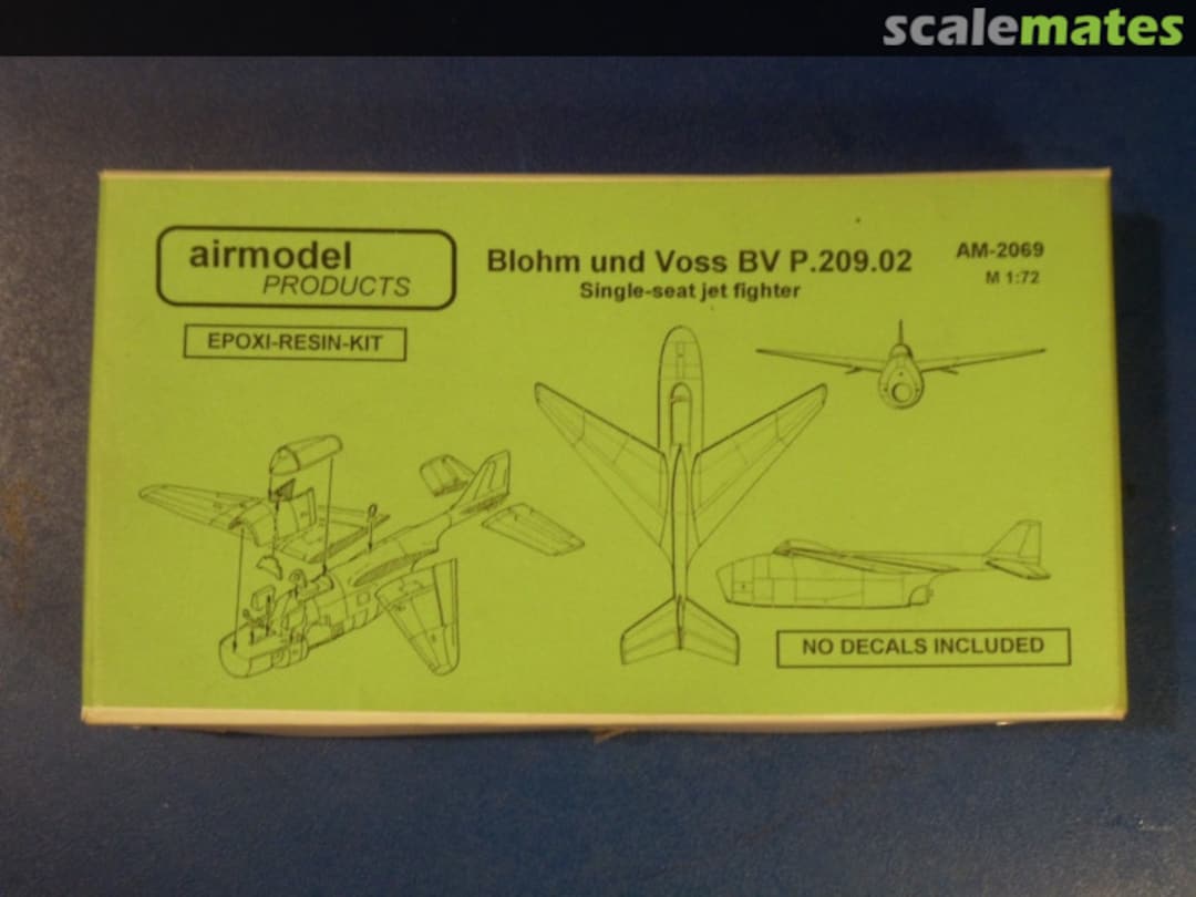 Boxart Blohm & Voss BV P.209.02 AM-2069 Airmodel Boxart Blohm & Voss BV P.209.02 AM-2069 Airmodel