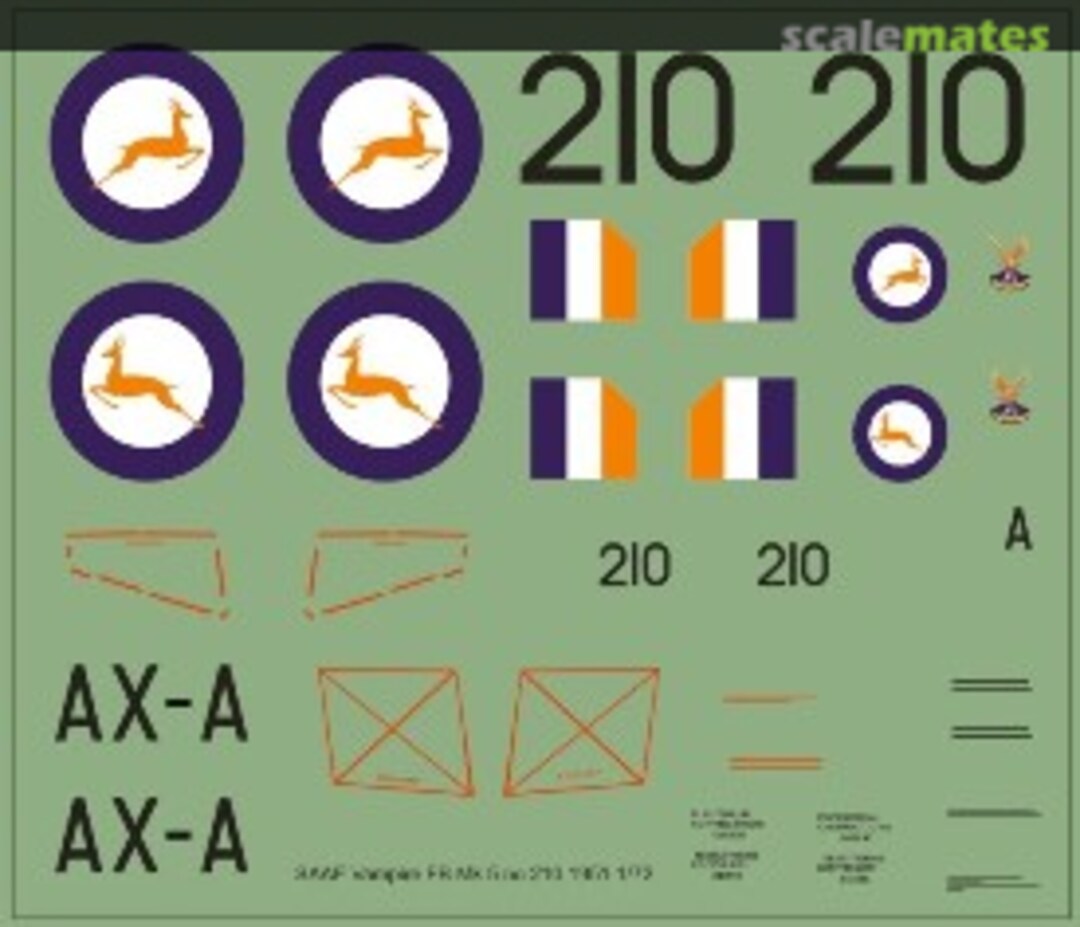 Boxart SAAF Vampire FB Mk5 MAV-480193 MAV Decals Boxart SAAF Vampire FB Mk5 MAV-480193 MAV Decals