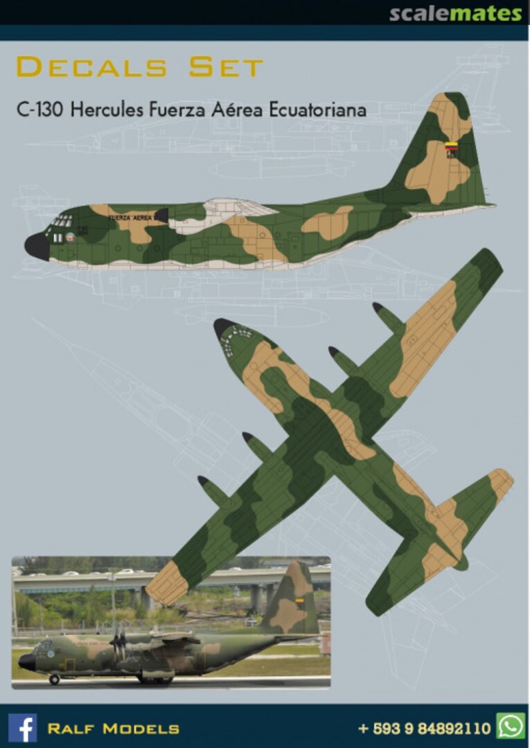 Boxart Lockheed C-130 Hercules RM 021-72 Ralf Models Boxart Lockheed C-130 Hercules RM 021-72 Ralf Models