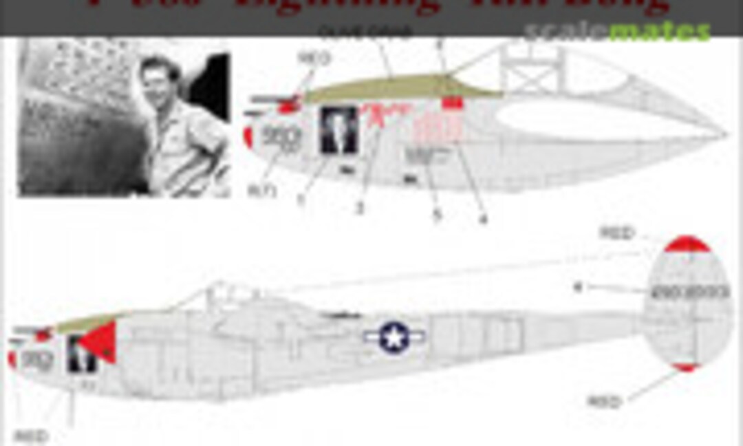 1:32 P-38J Lightning Richard Ira Bong (UpRise Decal UR3243) UR3243