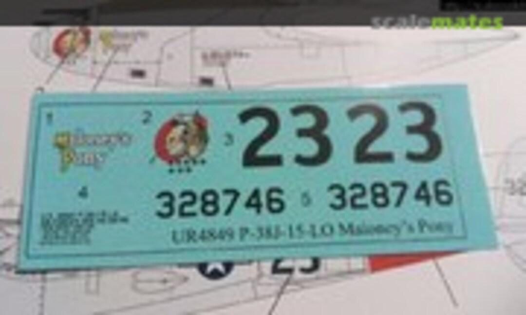 1:32 P-38J-15-LO "Maloney's Pony" (UpRise Decal UR3249) UR3249