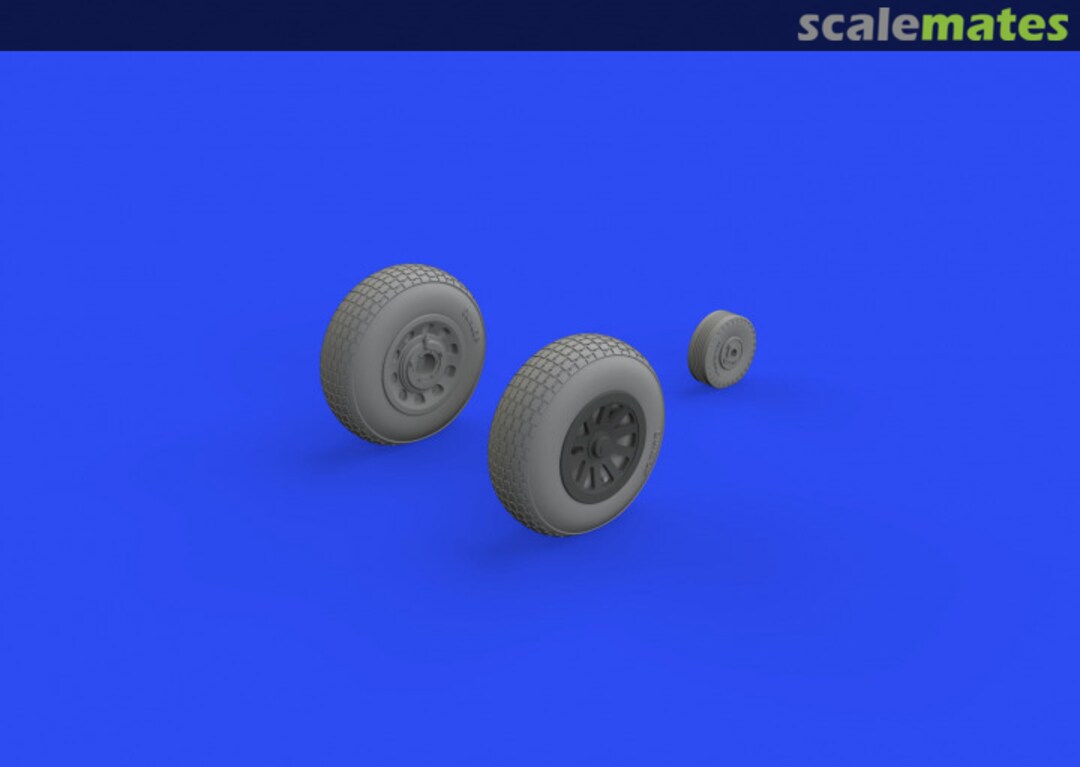 Boxart P-51D wheels block tread 2 EDUARD 648647 Eduard Boxart P-51D wheels block tread 2 EDUARD 648647 Eduard