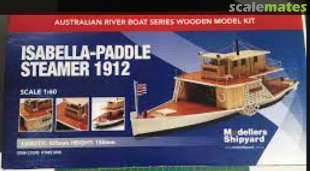 Boxart Isabella - Paddle Steamer 1912 KTMS1008 Modellers Shipyard Boxart Isabella - Paddle Steamer 1912 KTMS1008 Modellers Shipyard