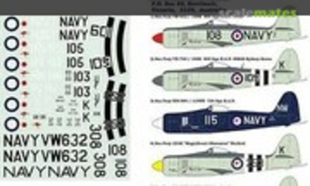1:72 Sea Fury FB.11 R.A. Navy (Novascale 72008)