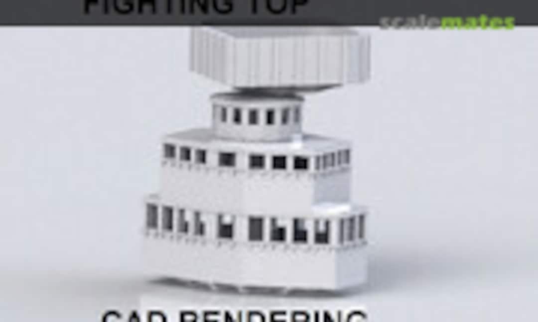 1:700 1/700 Fighting Tops for Arizona, Pennsylvania, Oklahoma, and Nevada (BB36-39) (3D Model Parts U718)