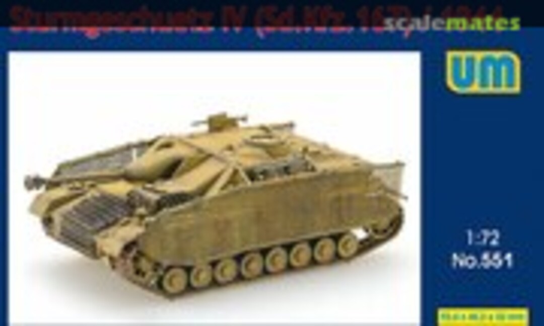 1:72 Sd.Kfz. 167 Sturmgeschütz IV (UM  551)