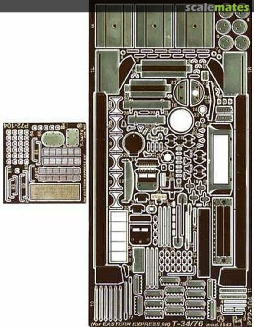Boxart T-34/76 mod. 1943 P72-104 Part Boxart T-34/76 mod. 1943 P72-104 Part