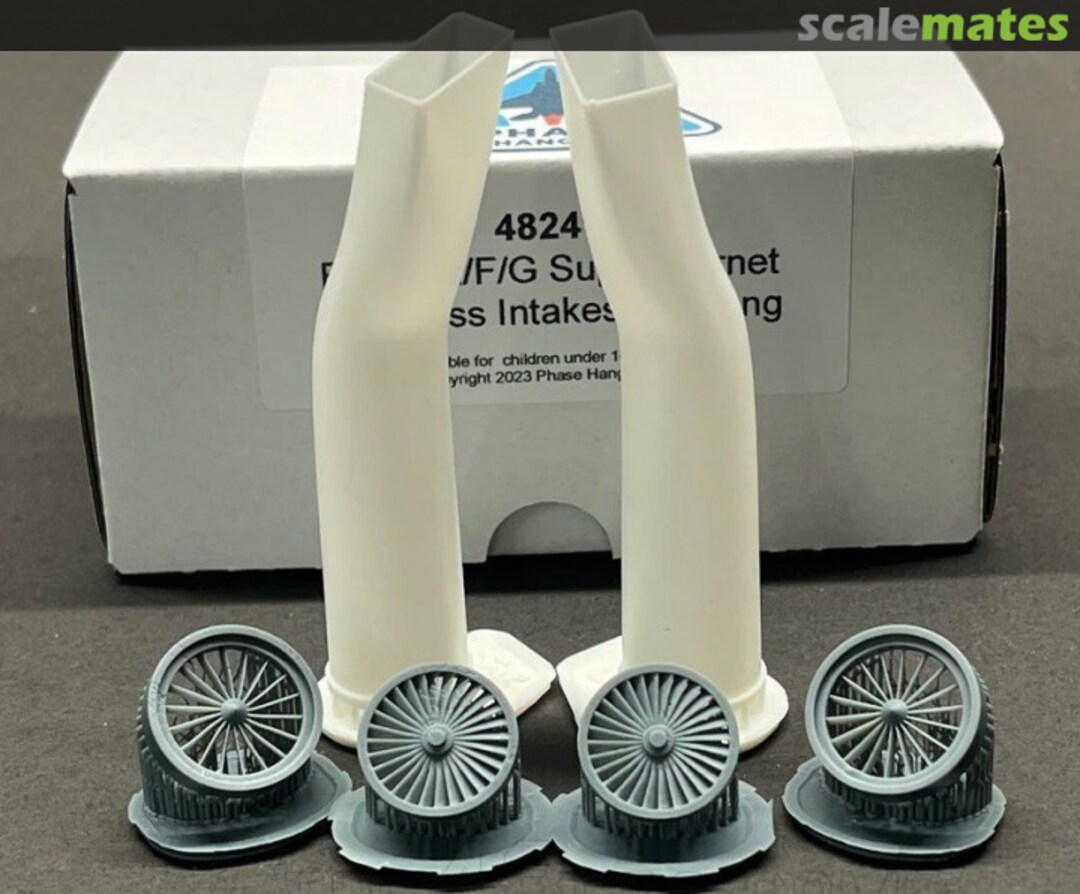 Boxart F/A-18E/F/G Super Hornet seamless intakes 48241 Phase Hangar Resin Boxart F/A-18E/F/G Super Hornet seamless intakes 48241 Phase Hangar Resin