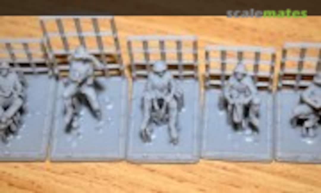 1:72 WWII Australian Papua New Guinea Tank Riders (3Djson )