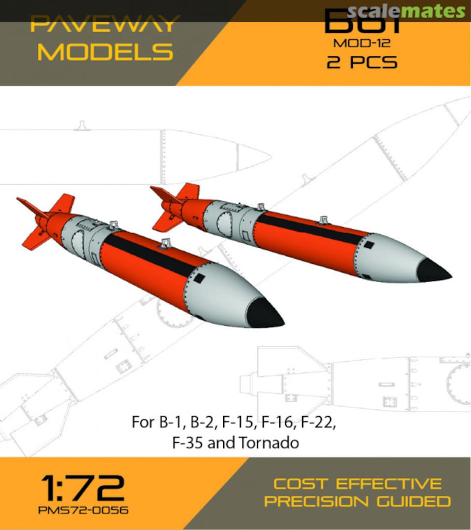 Boxart B-61 Mod 12 Tactical Nuclear Bomb PMS72-0056 Paveway Models Boxart B-61 Mod 12 Tactical Nuclear Bomb PMS72-0056 Paveway Models