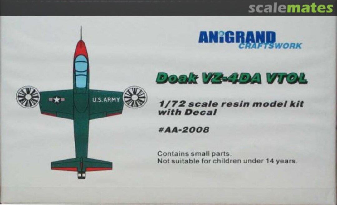 Boxart Doak VZ-4DA AA-2008 Anigrand Craftswork Boxart Doak VZ-4DA AA-2008 Anigrand Craftswork