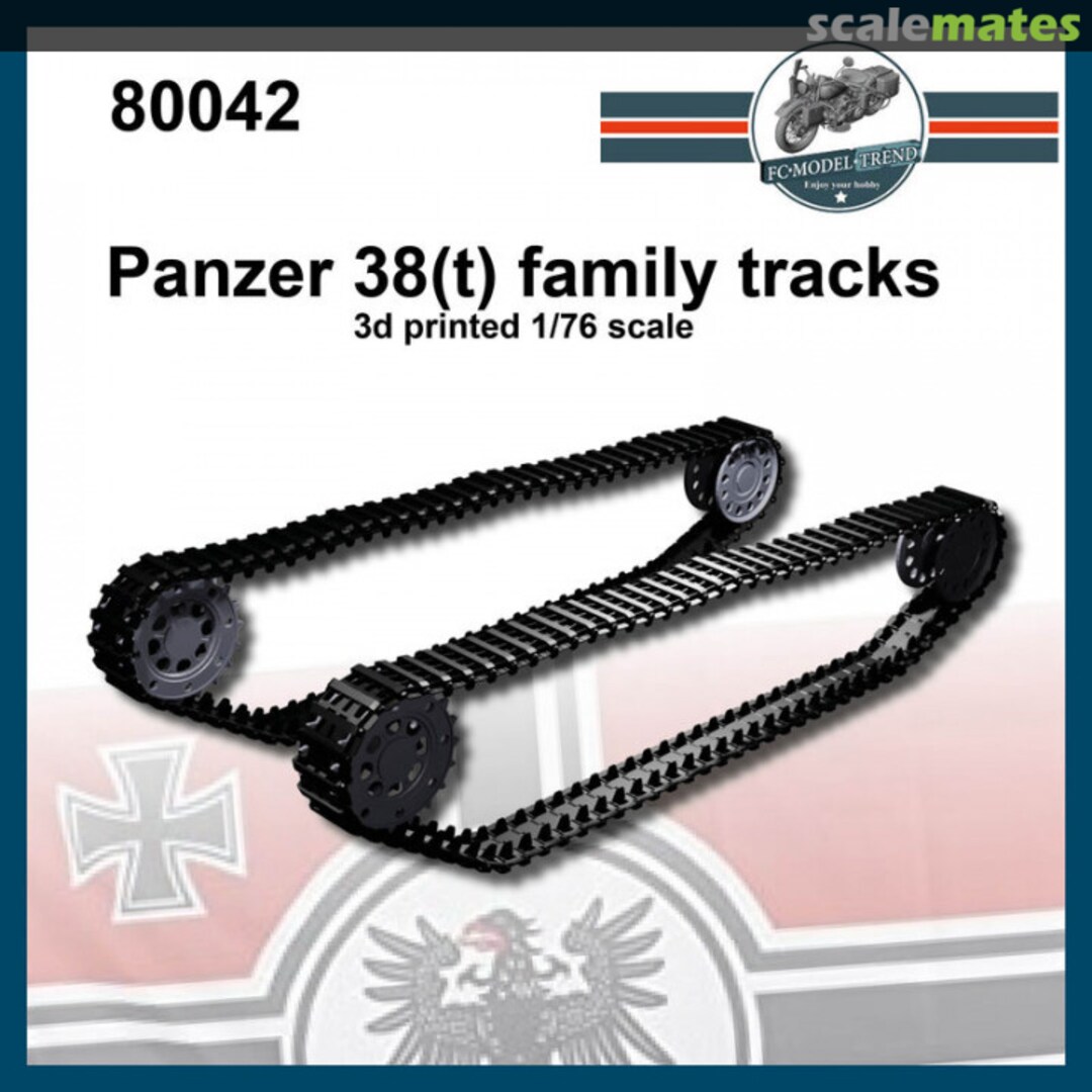 Boxart Panzer 38(t) family - Tracks (3D-Printed) 80042 FC Model Trend Boxart Panzer 38(t) family - Tracks (3D-Printed) 80042 FC Model Trend