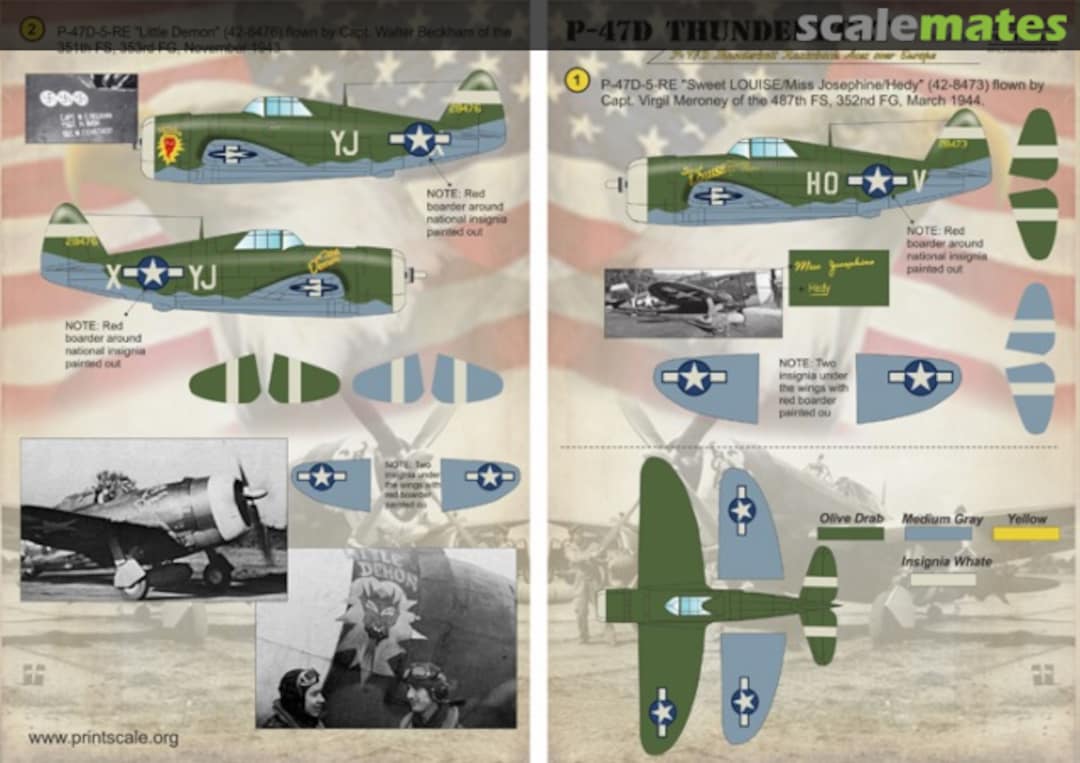 Boxart P-47D Thunderbolt Part 2 48-078 Print Scale Boxart P-47D Thunderbolt Part 2 48-078 Print Scale
