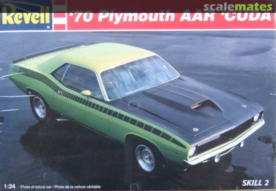 Boxart '70 Plymouth AAR 'Cuda 7601 Revell Boxart '70 Plymouth AAR 'Cuda 7601 Revell