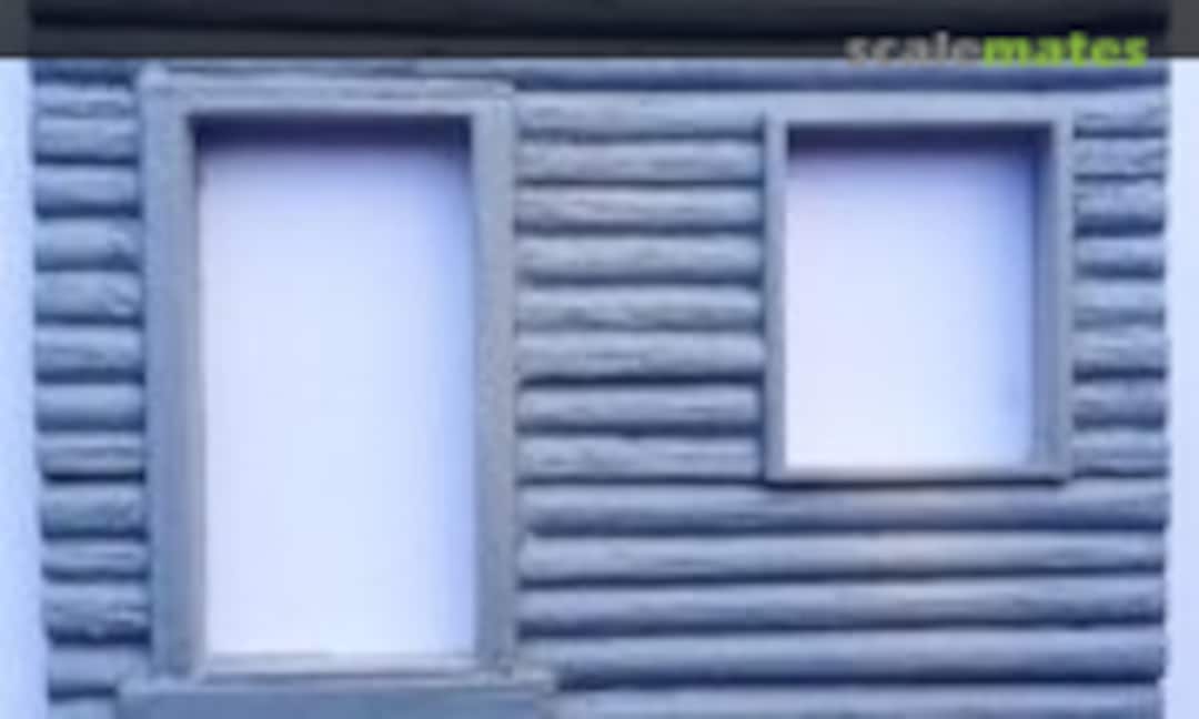 1:35 Russian Wooden House Section with One Window and One Door Type No.1 (U-Models UM 418) UM 418